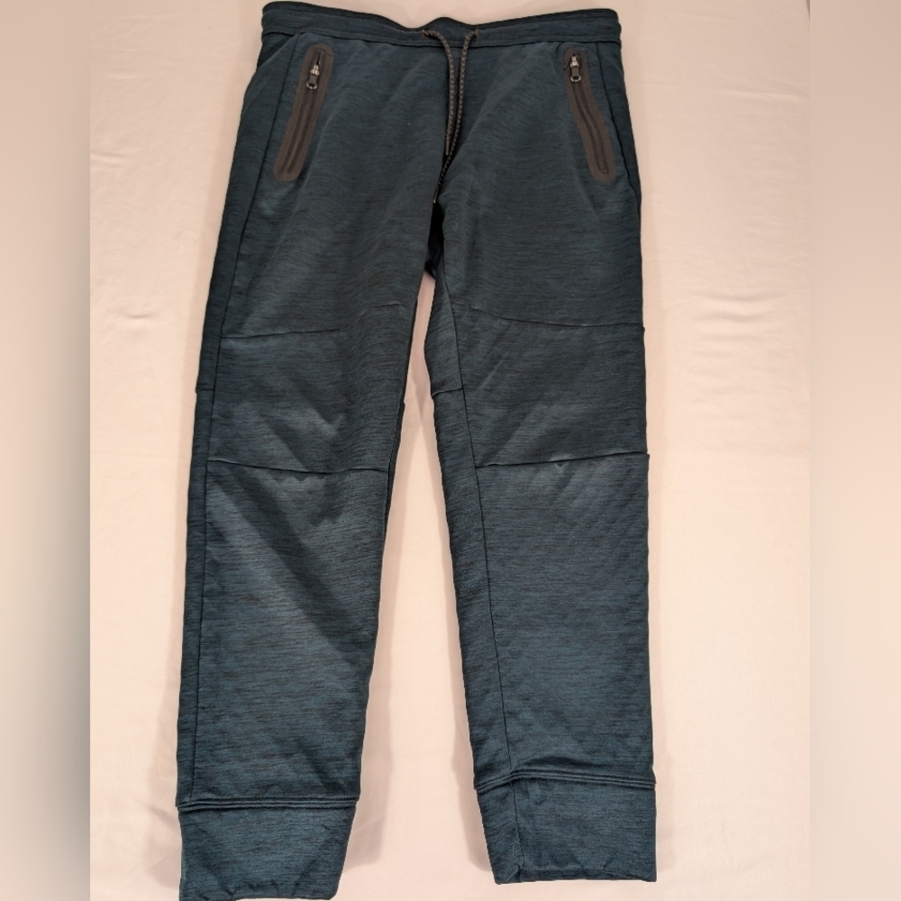 Men's American Eagle Outfitters Dark Teal Lined Quilted Joggers Size Medium